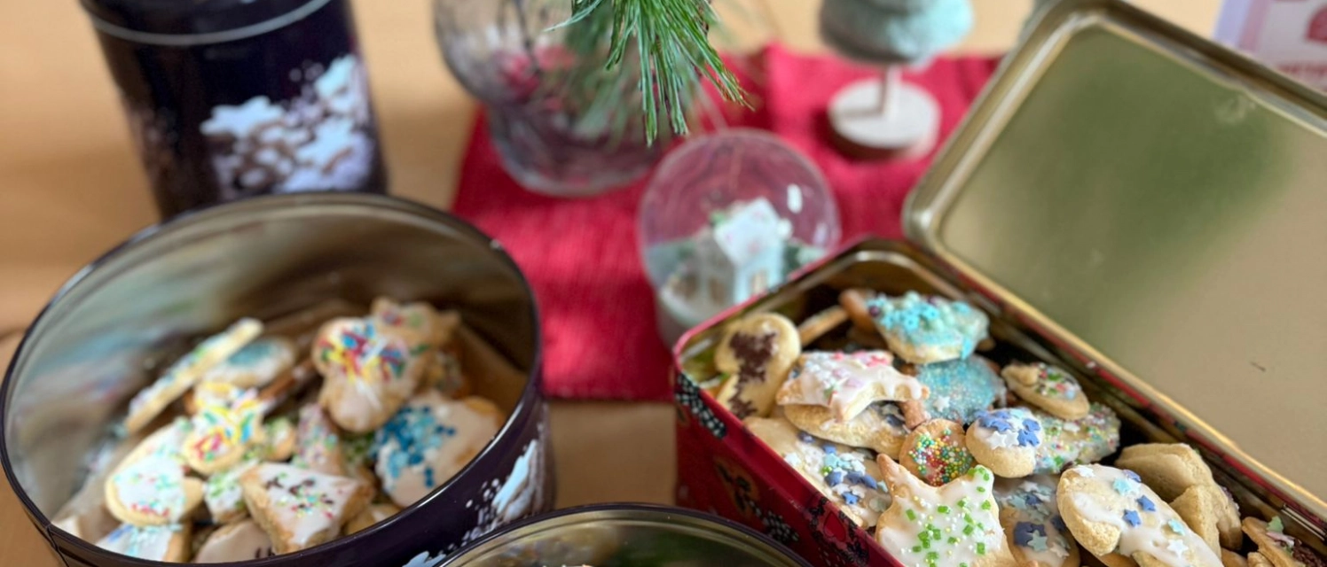 In der Weihnachtsbäckerei...